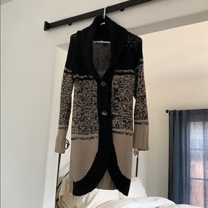 Oversized sweater coat